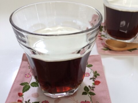 混ぜて冷やすだけ☆ぷるるんコーヒーゼリー